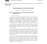 Protocol against the Smuggling of Migrants by Land, Sea and Air, supplementing the United Nations Convention against Transnational Organized Crime PDF file screenshot