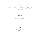 تقرير الفريق الوطني حول انتخابات مجلس النواب السابع عشر لعام 2013 PDF file screenshot