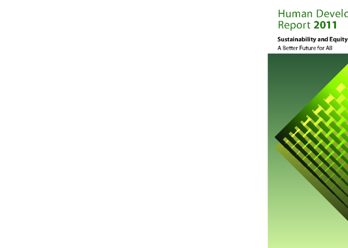 2011 Human Development Report 
Sustainability and Equity: A Better Future for All PDF file screenshot