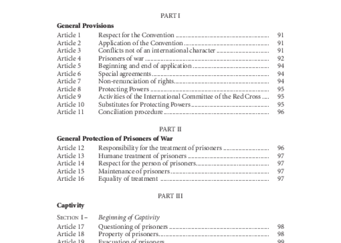 Geneva Convention (III) on Prisoners of War, 1949 PDF file screenshot