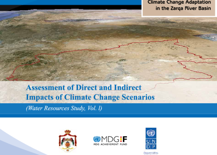 Climate Change Adaptation in the Zarqa River Basin: Assessment of Direct and IndirectImpacts of Climate Change Scenarios - Volume I PDF file screenshot