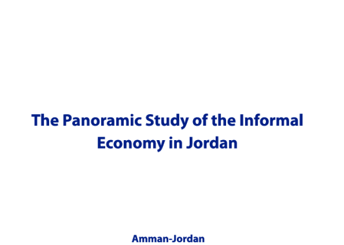 The Panoramic Study of The Informal Economy In Jordan PDF file screenshot