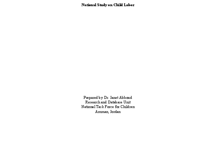 National Study on Child Labor (Labour) PDF file screenshot