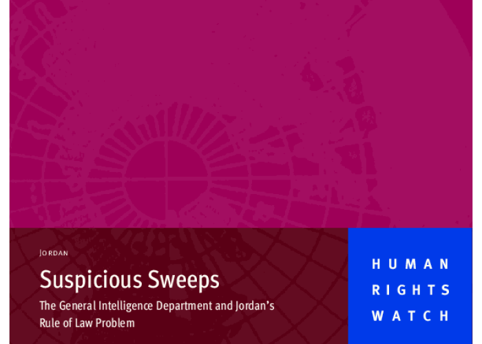 Suspicious Sweeps: The General Intelligence Department and
Jordan's Rule of Law Problem PDF file screenshot