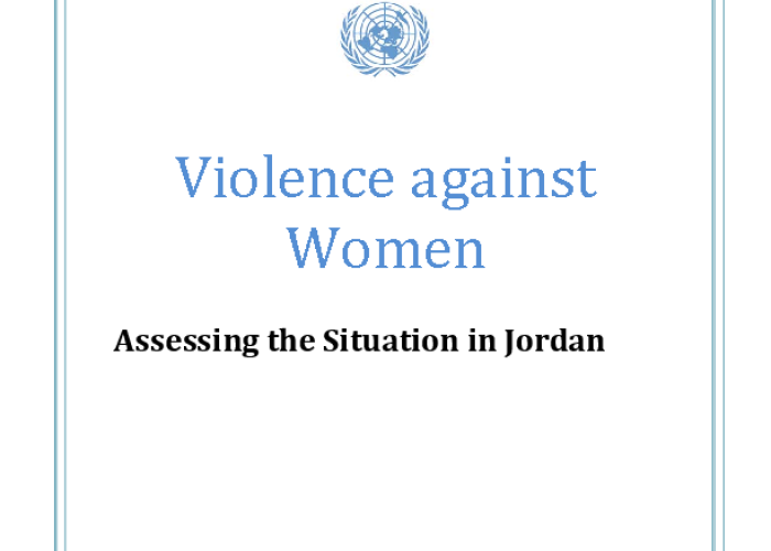 Violence Against Women: Assessing the Situation in Jordan PDF file screenshot