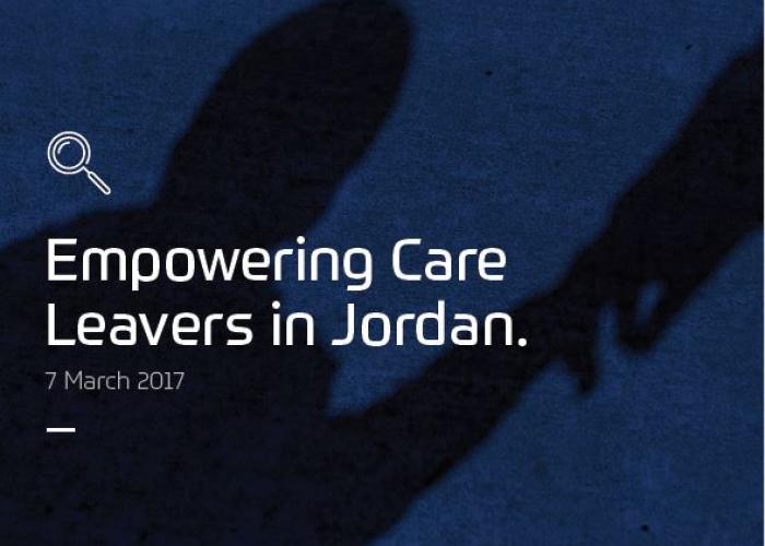 Empowering Care Leavers in Jordan - Volume 1 PDF file screenshot