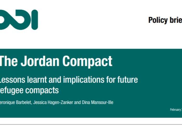 The Jordan Compact: Lessons learnt and implications for future refugee compacts PDF file screenshot