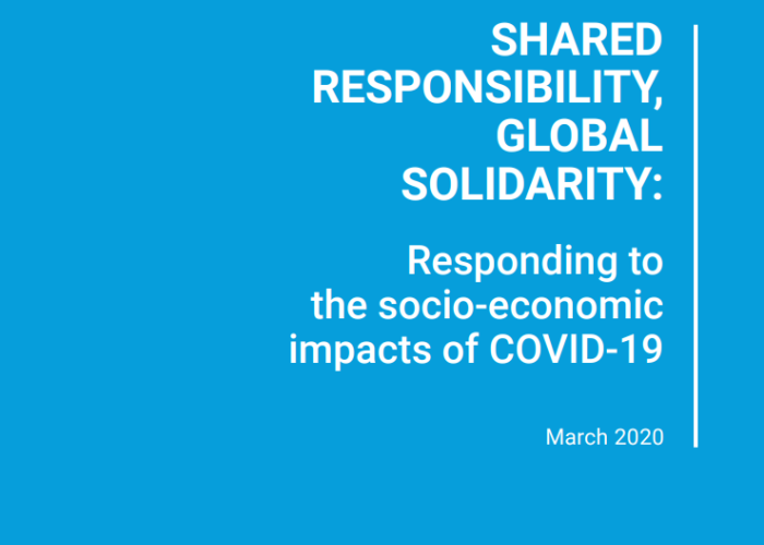 SHARED RESPONSIBILITY,GLOBAL SOLIDARITY: Responding to the socio-economic impacts of COVID-19 PDF file screenshot