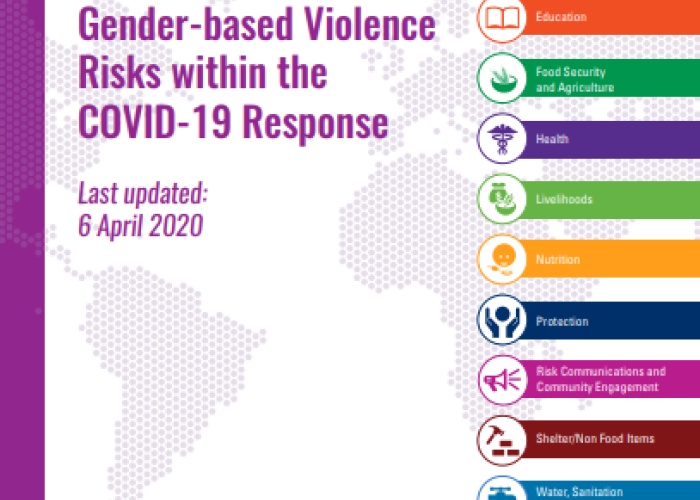 Featured Document: Identifying & Mitigating Gender-based Violence Risks within the COVID-19 Response PDF file screenshot