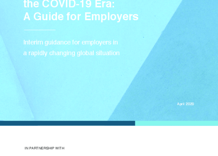 Childcare in the COVID-19 Era: A Guide for Employers PDF file screenshot