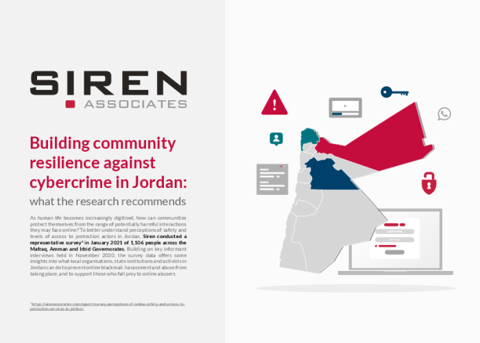 Building community resilience against cybercrime in Jordan: what the research recommends PDF file screenshot