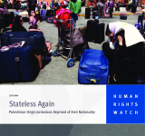 Stateless Again: Palestinian-Origin Jordanians Deprived of their Nationality PDF file screenshot