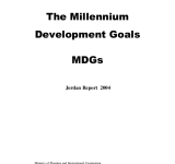 The Millennium Development Goals MDGs - Jordan Report 2004 PDF file screenshot
