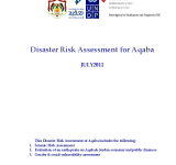 Disaster Risk Assessment for Aqaba PDF file screenshot