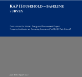 KAP Household - Baseline Survey PDF file screenshot