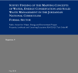 Survey Finding of the Mapping Concepts of Water;; Energy Conservation and Solid Waste Management in the Jordanian National Curriculum Formal Sector PDF file screenshot