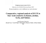 Comparative,Regional Analysis of ECCE in Four Arab Countries (Lebanon,Jordan,Syria and Sudan) PDF file screenshot