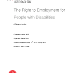 The Right to Employment for People with Disabilities: A Study of Jordan PDF file screenshot