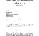 Alternative Report for Consideration Regarding the Hashemite Kingdom of Jordan's Amalgamated Second,Third and Fourth Periodic Reports to the United Nations Committee Against Torture (CAT) PDF file screenshot