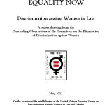 Discrimination against Women in Law PDF file screenshot