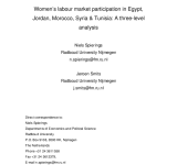Women’s labour market participation in Egypt,Jordan,Morocco,Syria & Tunisia: A three-level analysis PDF file screenshot