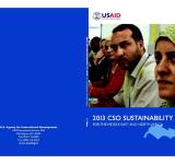 2013 CSO Sustainability Index for the Middle East and North Africa PDF file screenshot