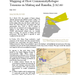 Mapping of Host Community-Refugee Tensions in Mafraq and Ramtha,Jordan PDF file screenshot