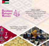 POLICY BRIEF - Poverty alleviation and Arab women refugees in Jordan: empowerment through grassroots microentrepreneurship? PDF file screenshot