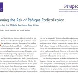 Lessening the Risk of Refugee Radicalization: Lessons for the Middle East from Past Crises PDF file screenshot