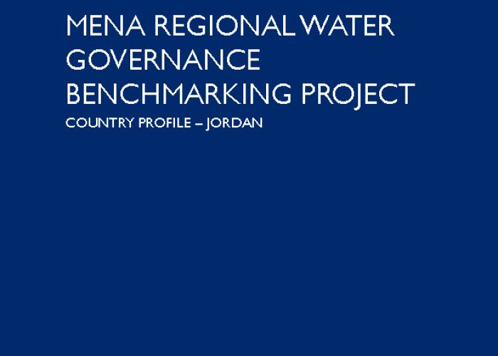 MENA Regional Water Governance Benchmarking Project Country Profile – Jordan PDF file screenshot