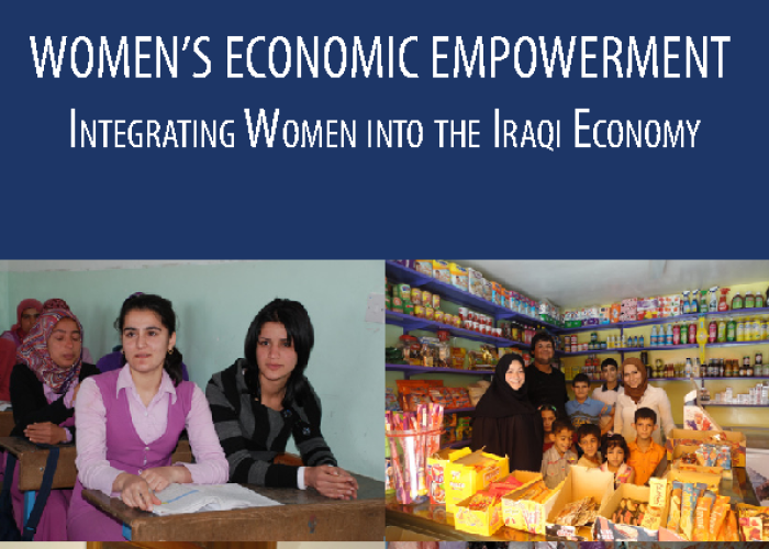 Women's Economic Empowerment: Integrating Women into the Iraqi Economy PDF file screenshot