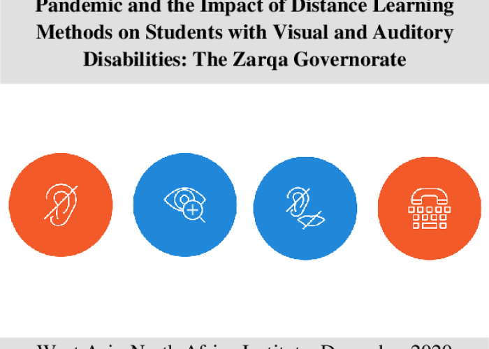 Pandemic and the Impact of Distance Learning Methods on Students with Visual and Auditory Disabilities: The Zarqa Governorate PDF file screenshot