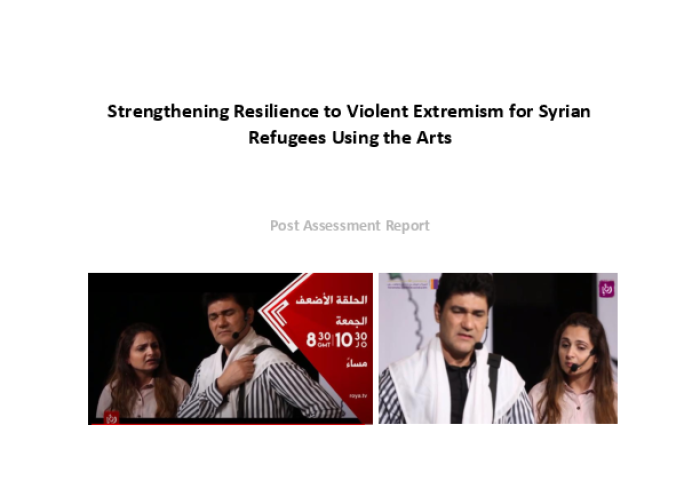 Strengthening Resilience to Violent Extremism for Syrian Refugees Using the Arts PDF file screenshot