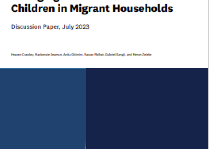From Left Behind to Staying Back:  Changing How We Think About  Children in Migrant Households